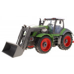 Traktor s prívesom RC 1:28 zelený RTR
